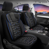 Car Seat Cover Sport | Linen Fabric Leather Look Orthopedic Design